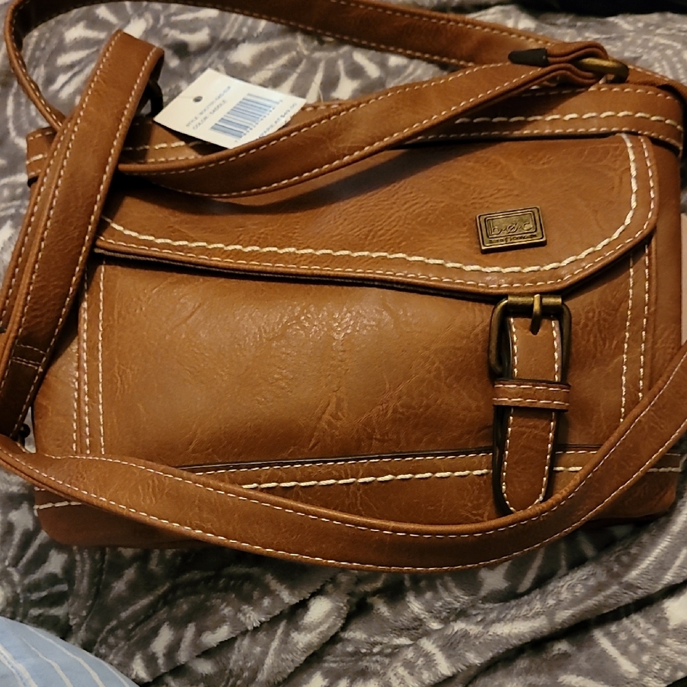 BOC Tan Leather Crossbody